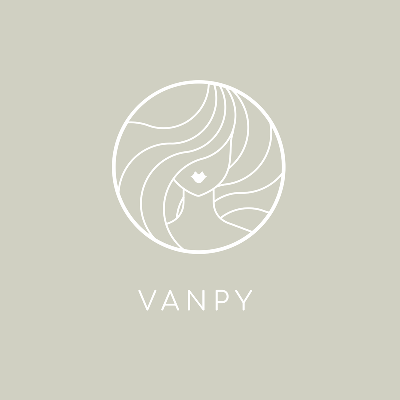 branding logo design vanpy acconciature
